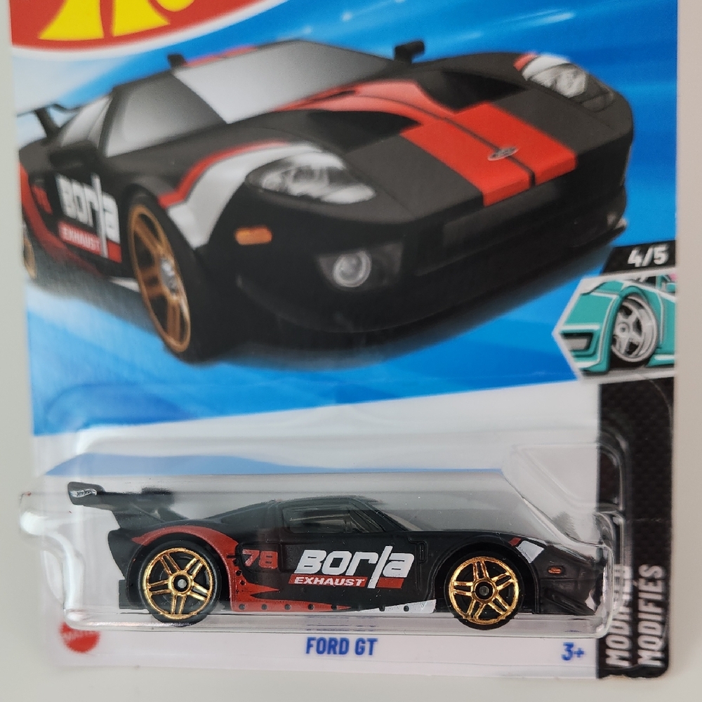 Hot Wheels FORD GT New Factory Card, 2025